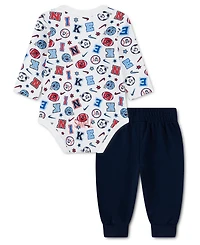 Nike Baby Boys' Allover Print Bodysuit and Pants