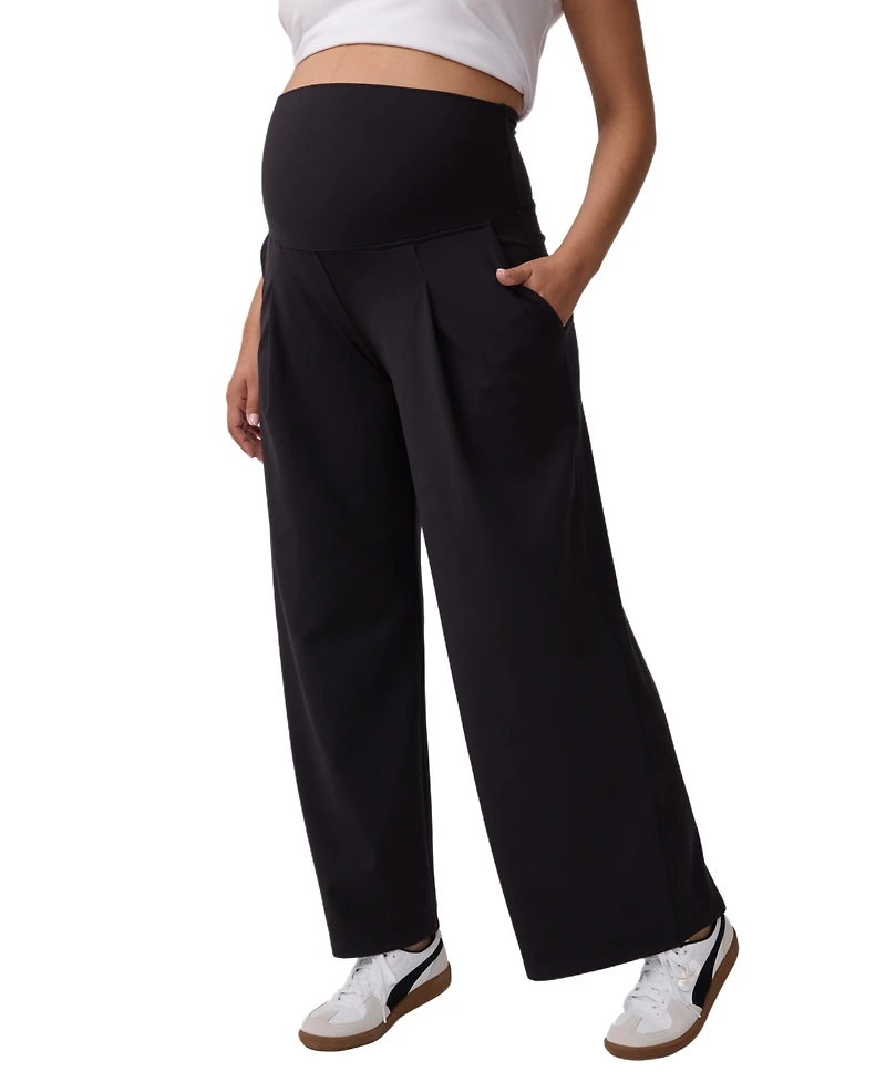 Ingrid + Isabel Women's Maternity Wide Leg Active Pant