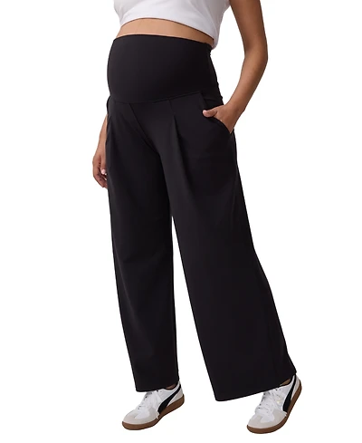 Ingrid + Isabel Women's Maternity Wide Leg Active Pant