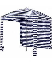 Yiortwo 6x6 Feet Beach Tent Sun Shelter UPF50+ Portable Canopy With Side Walls