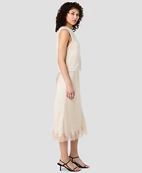 French Connection Women's Mozart Crewneck Sleeveless Knit Top