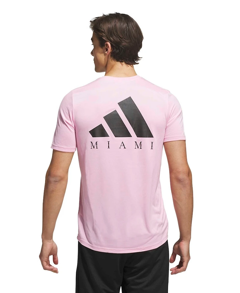 Adidas Men's Light Pink Inter Miami Cf 2026 Jersey Hook Pregame T-Shirt