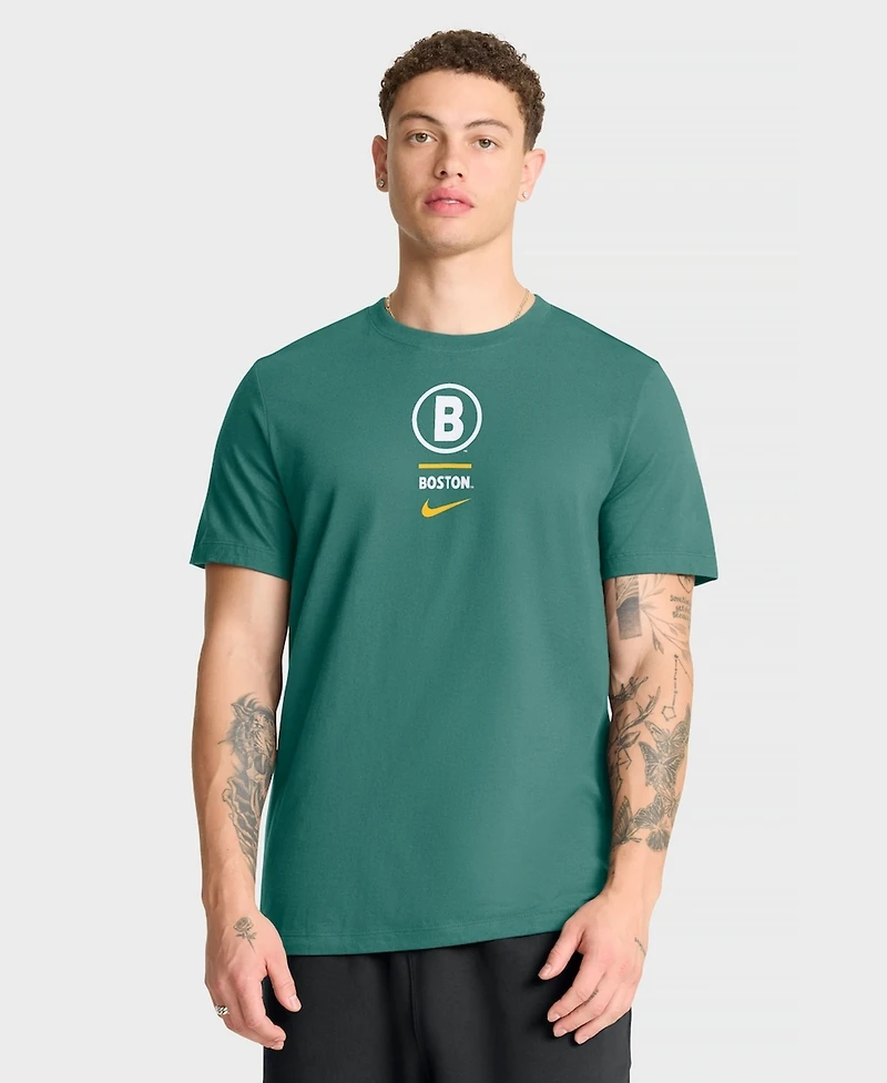 Nike Men's Green Boston Red Sox City Connect 2-Hit T-Shirt