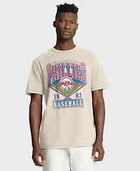 Fanatics Men's Tan Philadelphia Phillies Stadium Slub T-Shirt