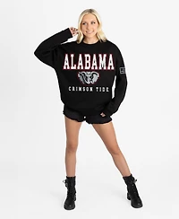 Gameday Couture Women's Black Alabama Crimson Tide Oversized Level Up Label Premium Sweatshirt
