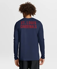 Nike Men's Navy St. Louis Cardinals 2-Hit Legend Dri-fit Long Sleeve T-Shirt