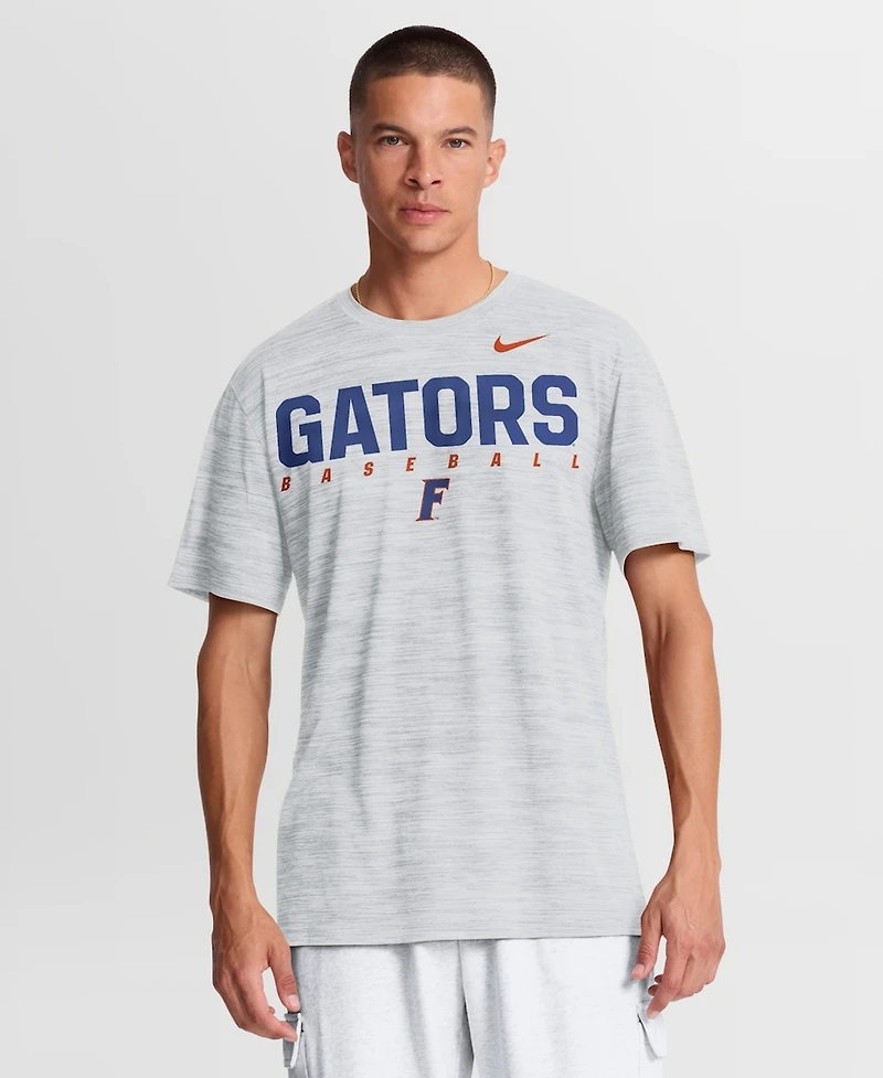 Nike Men's White Florida Gators Dugout Velocity Dri-fit T-Shirt