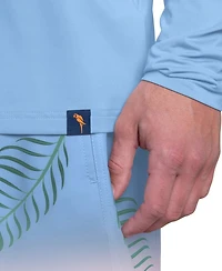 Margaritaville Men's Light Blue Detroit Lions Life's A Beach Long Sleeve Rashguard