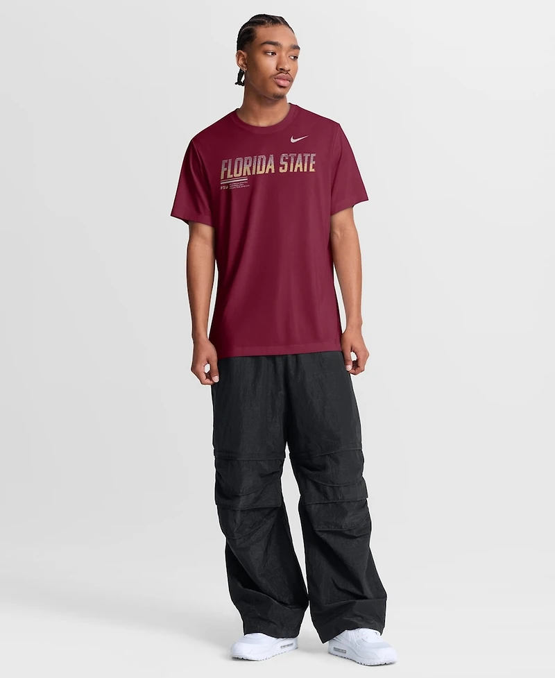 Nike Men's Garnet Florida State Seminoles Sideline Legend Dri-fit T-Shirt