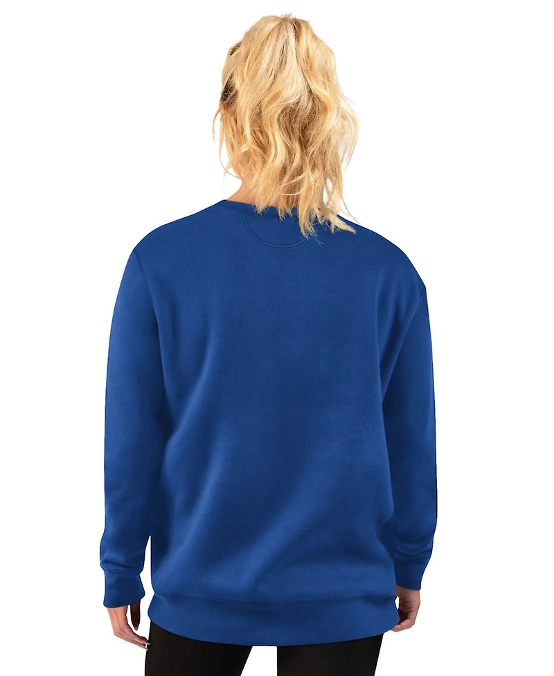 Starter Women's Royal Los Angeles Dodgers Lace Classic Sweatshirt