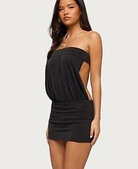Edikted Women's Alannah Backless Strapless Mini Dress