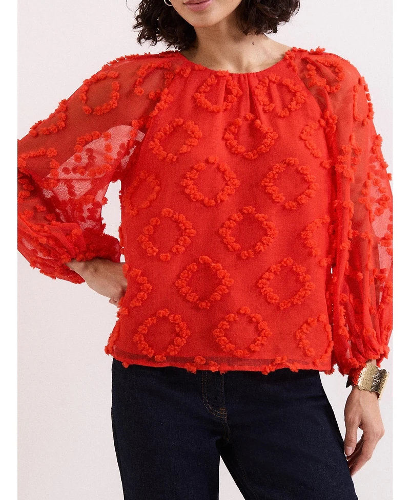 Phase Eight Women's Shayla Textured Blouse
