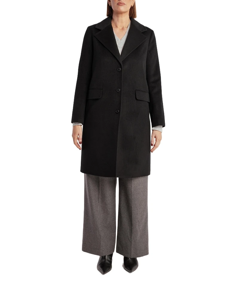 1982 Women's Cashmere Tailored Single-Breasted Coat