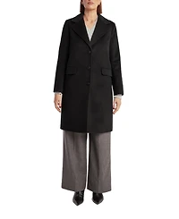 1982 Women's Cashmere Tailored Single-Breasted Coat
