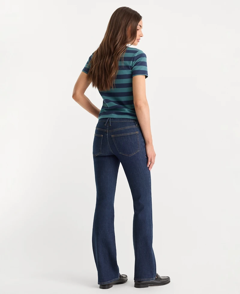Good American Women's Low-Rise Bootcut Jeans