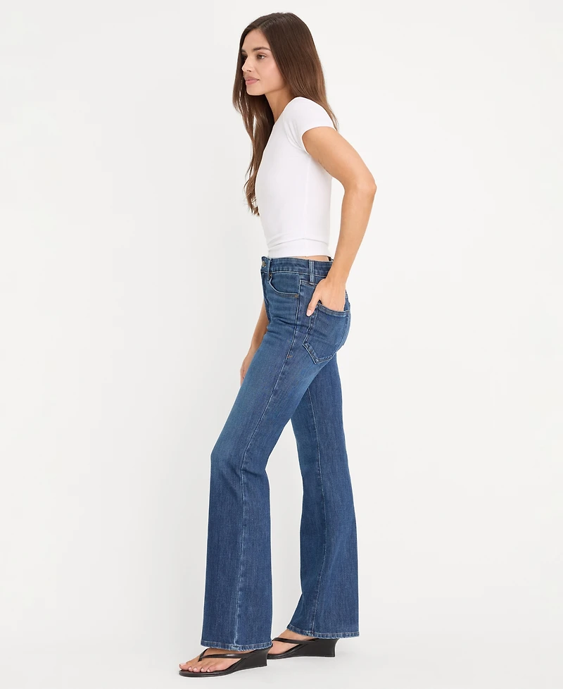 Good American Women's Classic High-Rise Bootcut Jeans