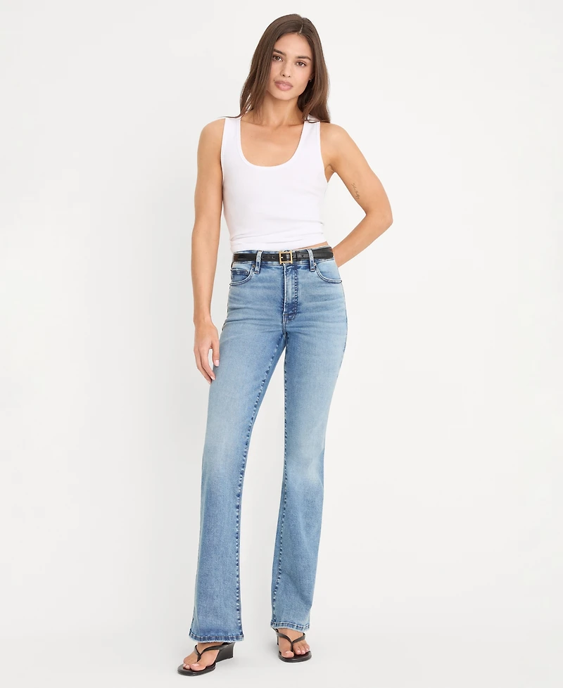 Good American Women's Classic Bootcut Jeans