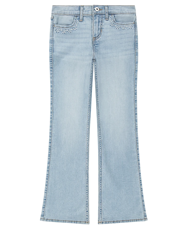 abercrombie kids Girls' 5-16 Eyelet Bootcut Jeans