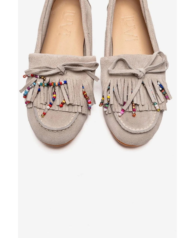 Forever & Always Shoes Women's Evelyn Leather Loafer
