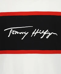 Tommy Hilfiger Boys' 8-20 Color-Block Logo Graphic Short-Sleeve T-Shirt