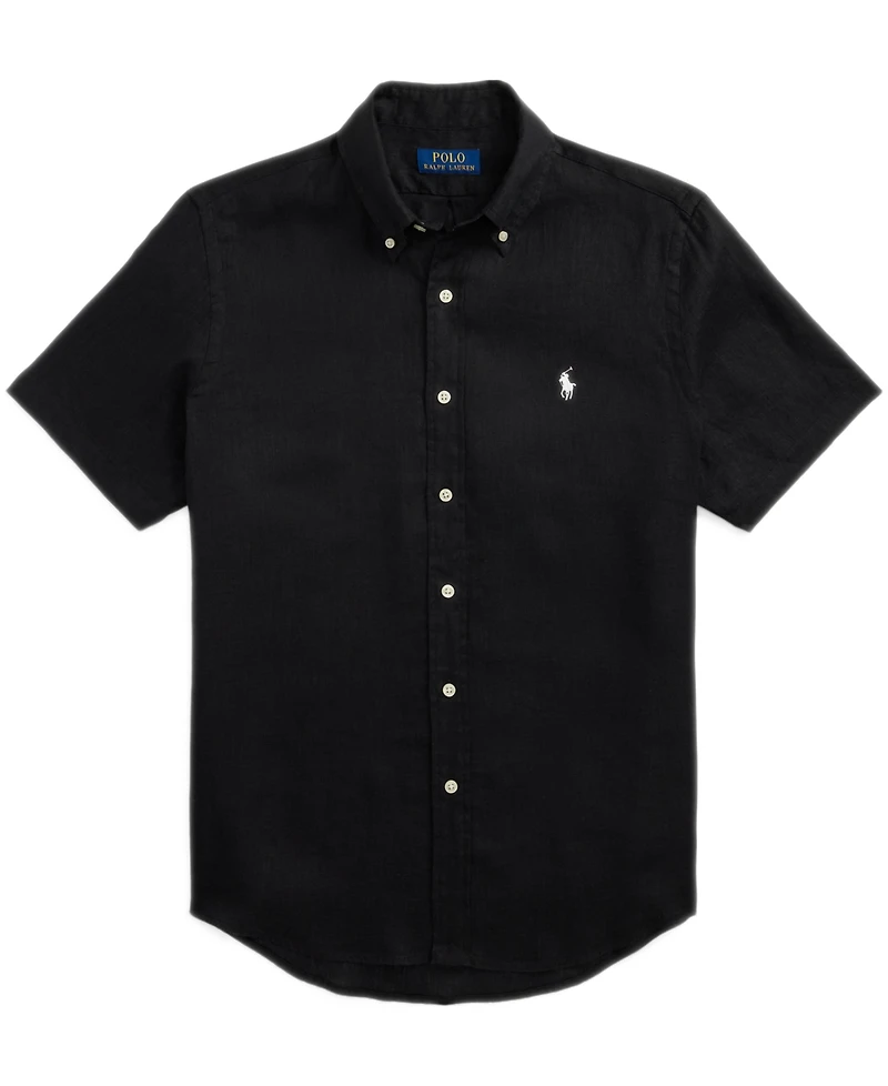Polo Ralph Lauren Men's Short-Sleeve Linen Button-Up