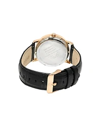 Porsamo Bleu Men's Veritas 1 Genuine Leather Band Watch 1361HVEL