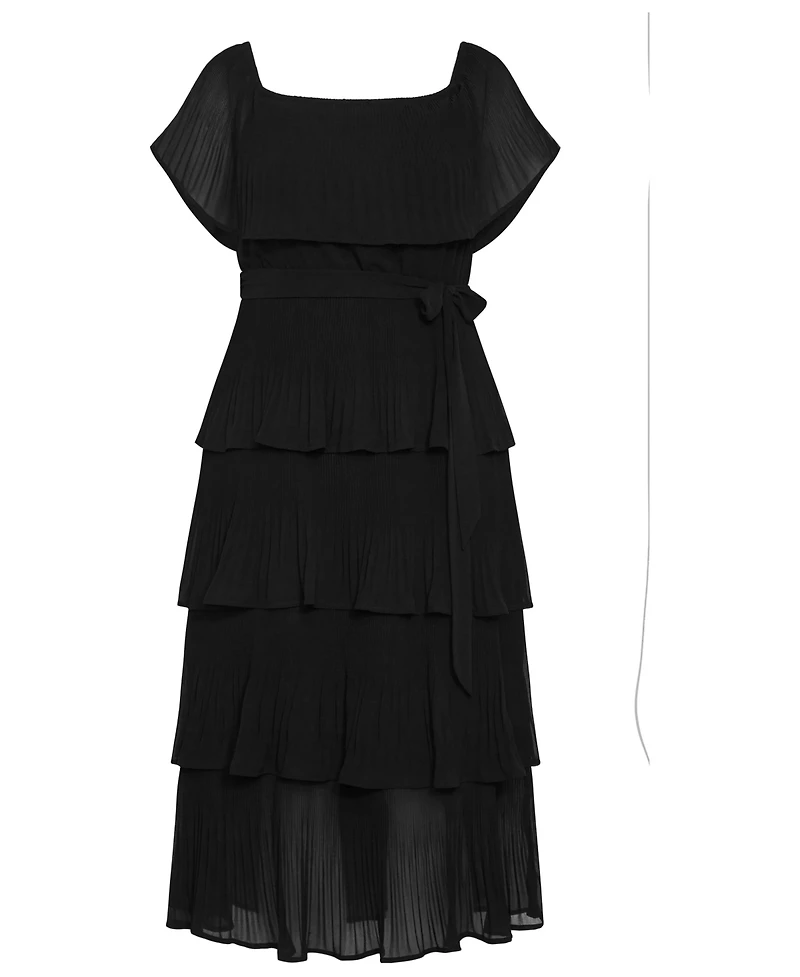 City Chic Plus Night Garden Maxi Dress