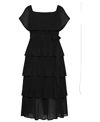 City Chic Plus Night Garden Maxi Dress