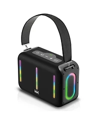 Rca Flame-203 Portable Bluetooth Speaker Wireless Karaoke Speaker with Mic and Rgb Light