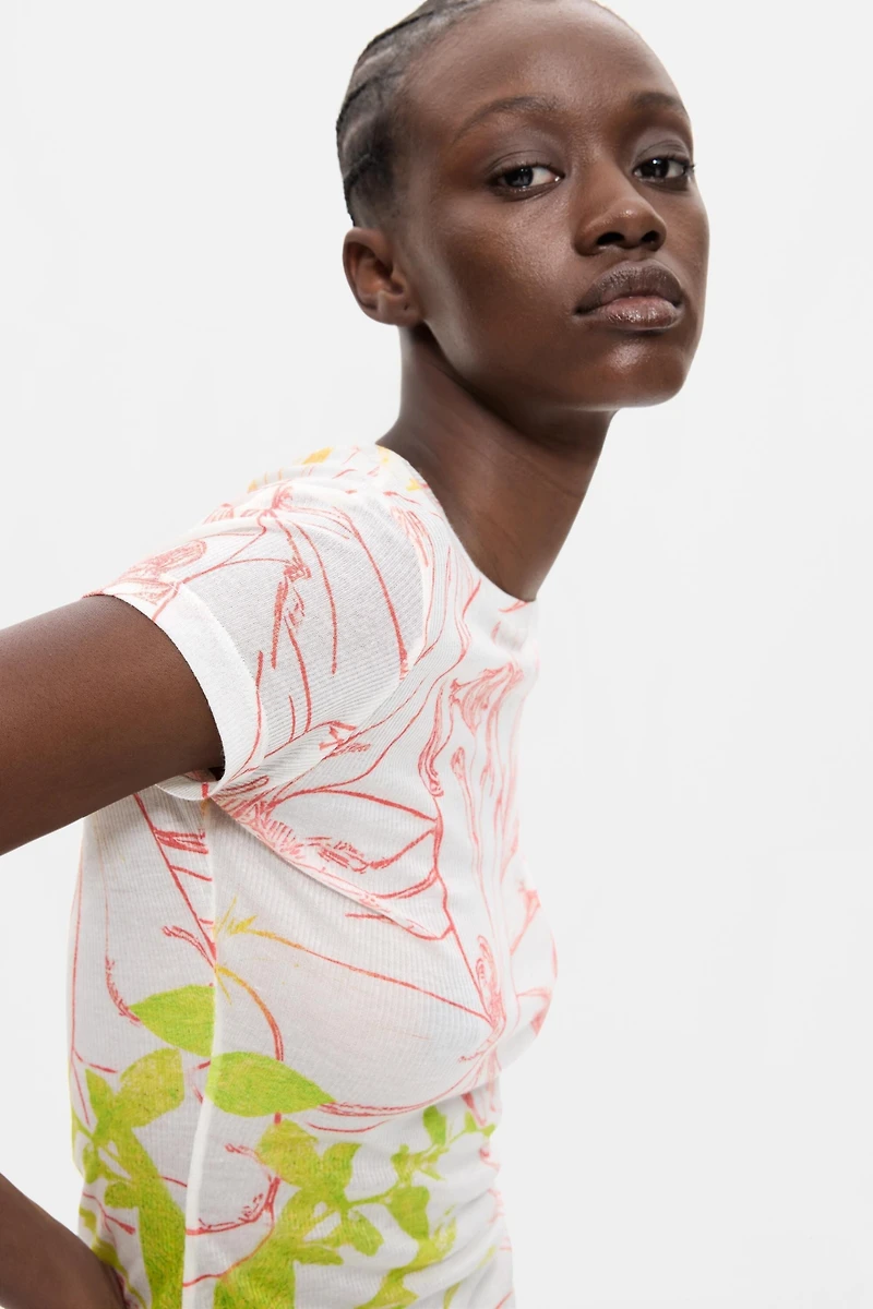 Desigual Women's Printed knit t-shirt