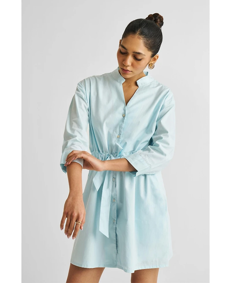 Reistor Women's Short Tie Waist Dress