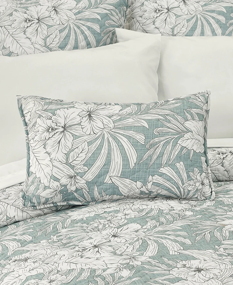 Salt Life Auckland Quilted Boudoir Decorative Pillow, 12" x 20"