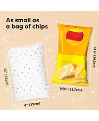 KeaBabies Toddler Mini Pillow and Pillowcase for Crib, 9x13 Small Travel