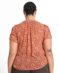 Estelle Women's Bellavie Relaxed Floral Button-Front Top