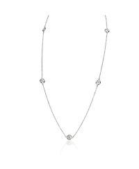 Pre-Owned Tiffany & Co Platinum Diamond Diamond By The Yard Necklace