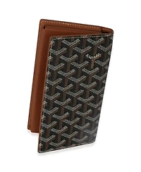 Pre-Owned Goyard Black Gold Goyardine Canvas Saint-Lambert Wallet
