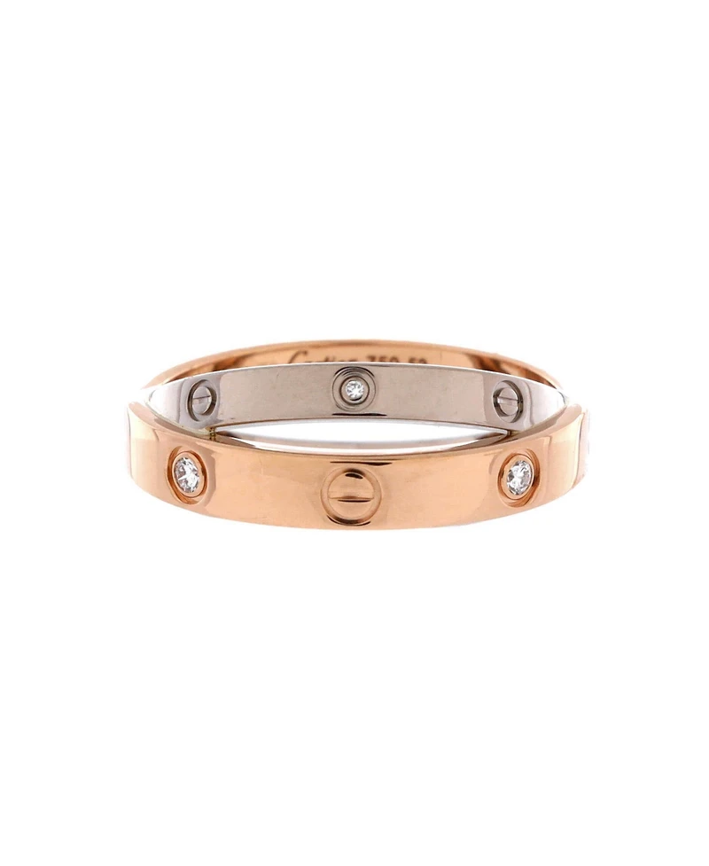 Pre-Owned Cartier Love 6 Diamonds Double Ring