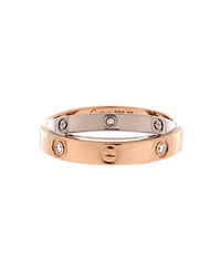 Pre-Owned Cartier Love 6 Diamonds Double Ring