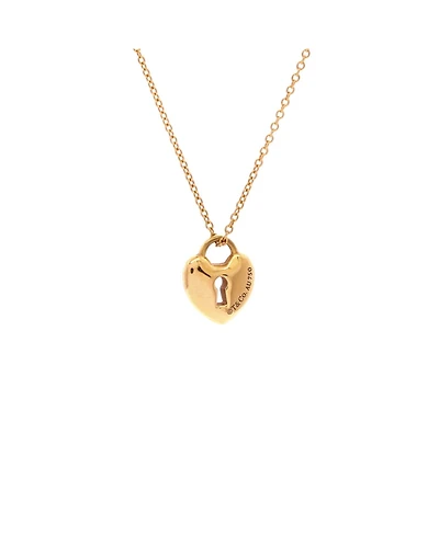 Pre-Owned Tiffany & Co Heart Lock Pendant Necklace