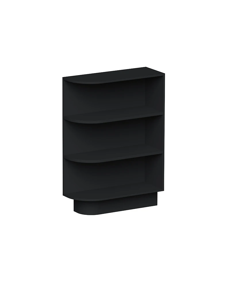 Boyel Living 24 Inch Wide Base End Shelf Cabinet, Ready to Assemble Kitchen Cabinet with Solid Wood Frame, Soft-Close Slides and Hinges