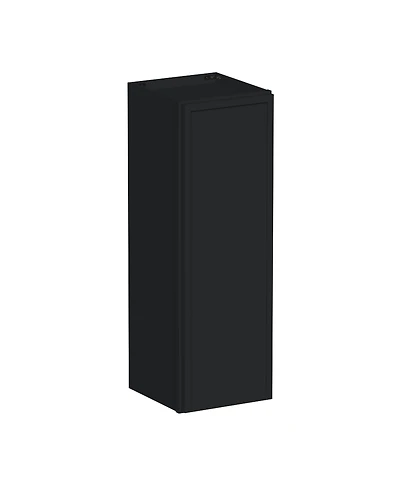 Boyel Living 12 Inch x 36 Inch Standard Wall Cabinet 1 Door 2 Shelves, Kitchen Cabinet with Solid Wood Frame, Soft-Close Hinge