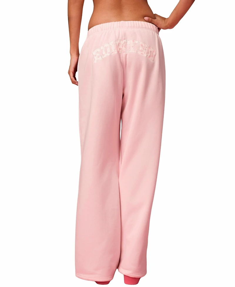 Edikted Women's Hearts Barbie Baggy Sweatpants