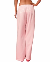 Edikted Women's Hearts Barbie Baggy Sweatpants