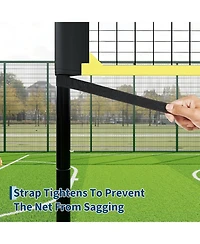 Xo Adjustable Volleyball Net System 12-32 Ft, Portable Volleyball Net Set with Poles, Easy Setup for Beach Backyard Court