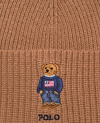 Polo Ralph Lauren Men's Solid Flag Bear Beanie Hat