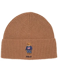 Polo Ralph Lauren Men's Solid Flag Bear Beanie Hat