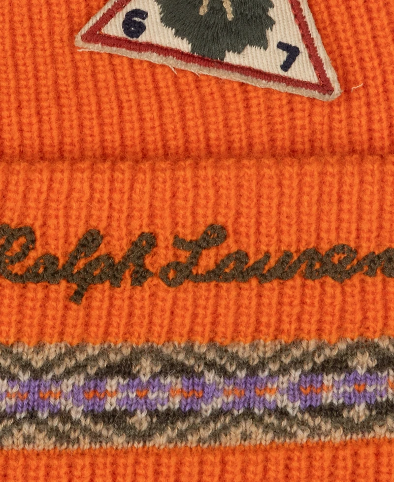 Polo Ralph Lauren Men's Taslan Patch Beanie Hat