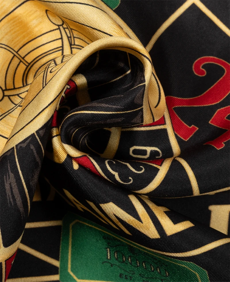 Polo Ralph Lauren Men's Holiday Silk Square Print Scarf