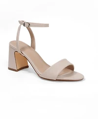 Berness Women's Hania Ankle Strap Block Heel Sandals