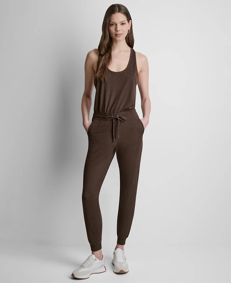 Dkny Sport Women's Spacedye Tank Jumpsuit